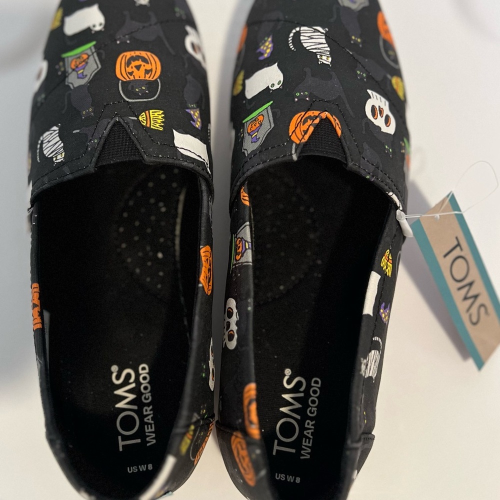 Toms Halloween Theme Shoes Size 8 Women’s